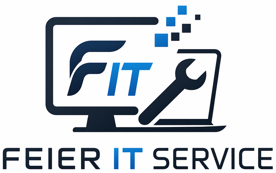 Feier IT Service Logo – IT Service vor Ort